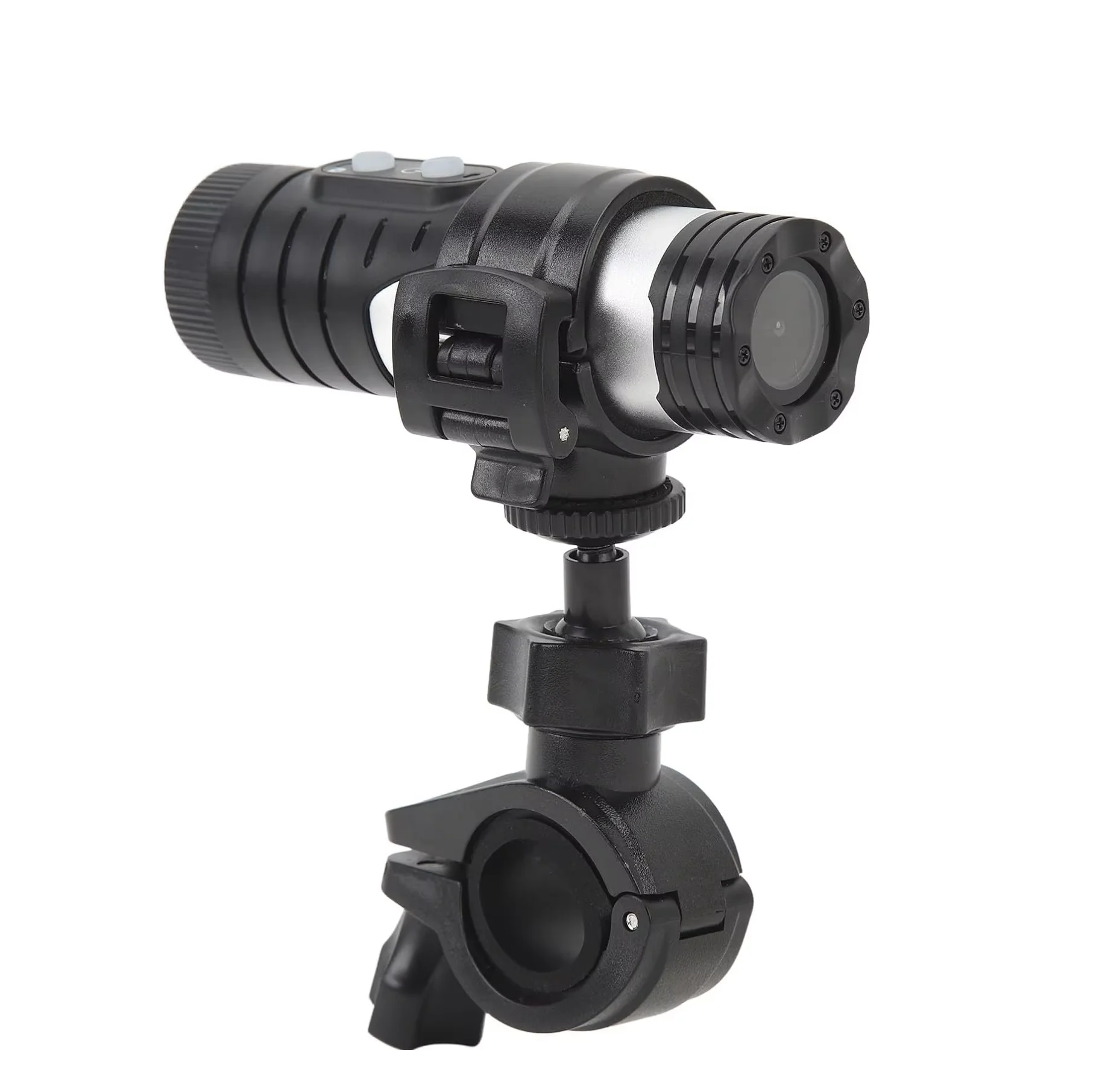 4K Mini Sport DV Action Sport Camera Waterproof Flashlight Helmet Bodycam For Bike, Cycle, Motorcycle Camcorder view 5