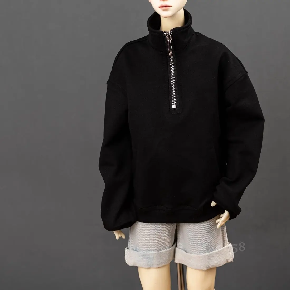 جديد BJD ملابس الطفل القطن CD الجيل الثاني حجم الجسم 4 دقائق 68 73 id75 77 Zhuang Shu سترة رياضية بقلنسوة سستة 4 ألوان #3