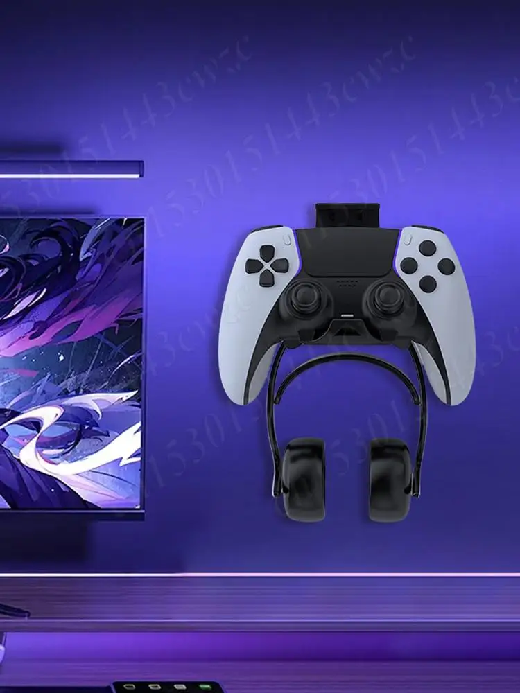 

Under Desk/Wall Mount Controller Wall Stands with Headphone Hanger Wall Rack Wall Mount Wall Hanger for Switch Pro/xbox/PS5/PS4