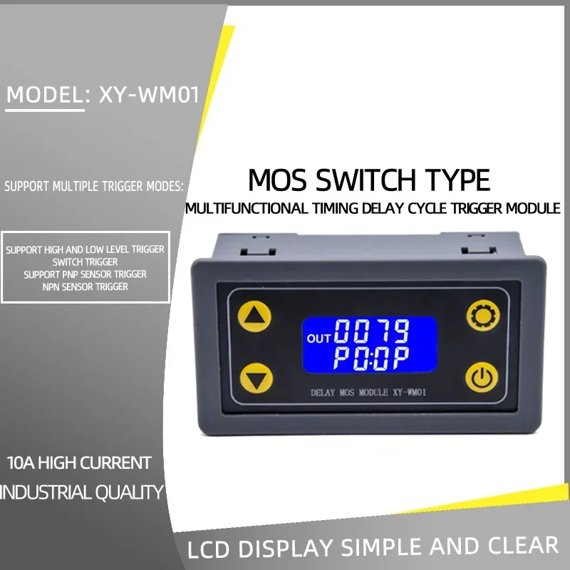 Multi function trigger delay cycle timing MOS tube control replacement relay module 5v12v2v For arduino