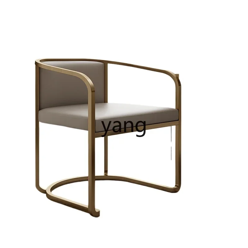 LTT light luxury modern tea table chair master tea chair fashion guest chair stainless steel process