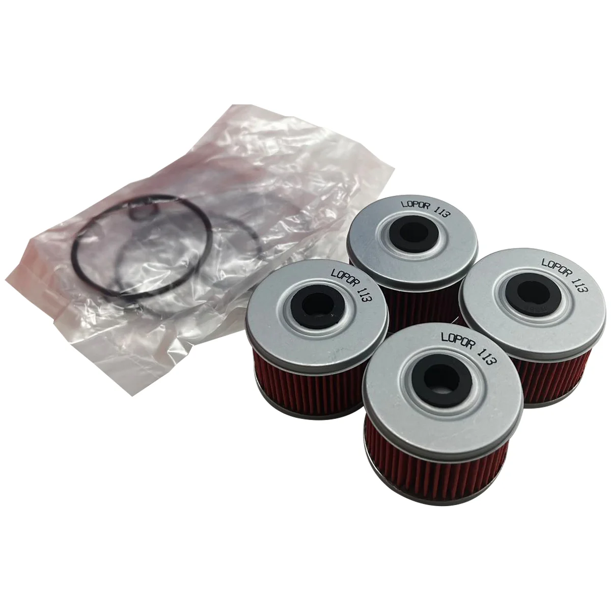 OZOEMPT 13PCS Motorcycle Oil Filter Apply to ATC250 ES Big Red  85-87 ATC350 X  85-86 TRX250  85-87 TRX250 X Fourtrax  86-92