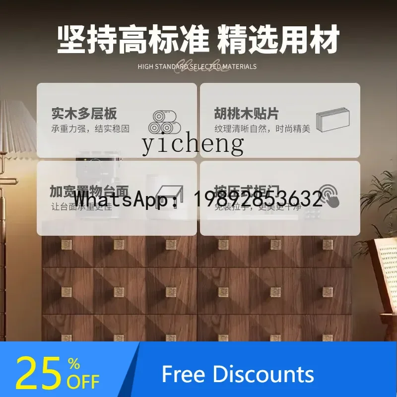 

XX medieval solid wood bucket cabinet, retro entry porch cabinet, wall decorative cabinet, American dining side cabinet