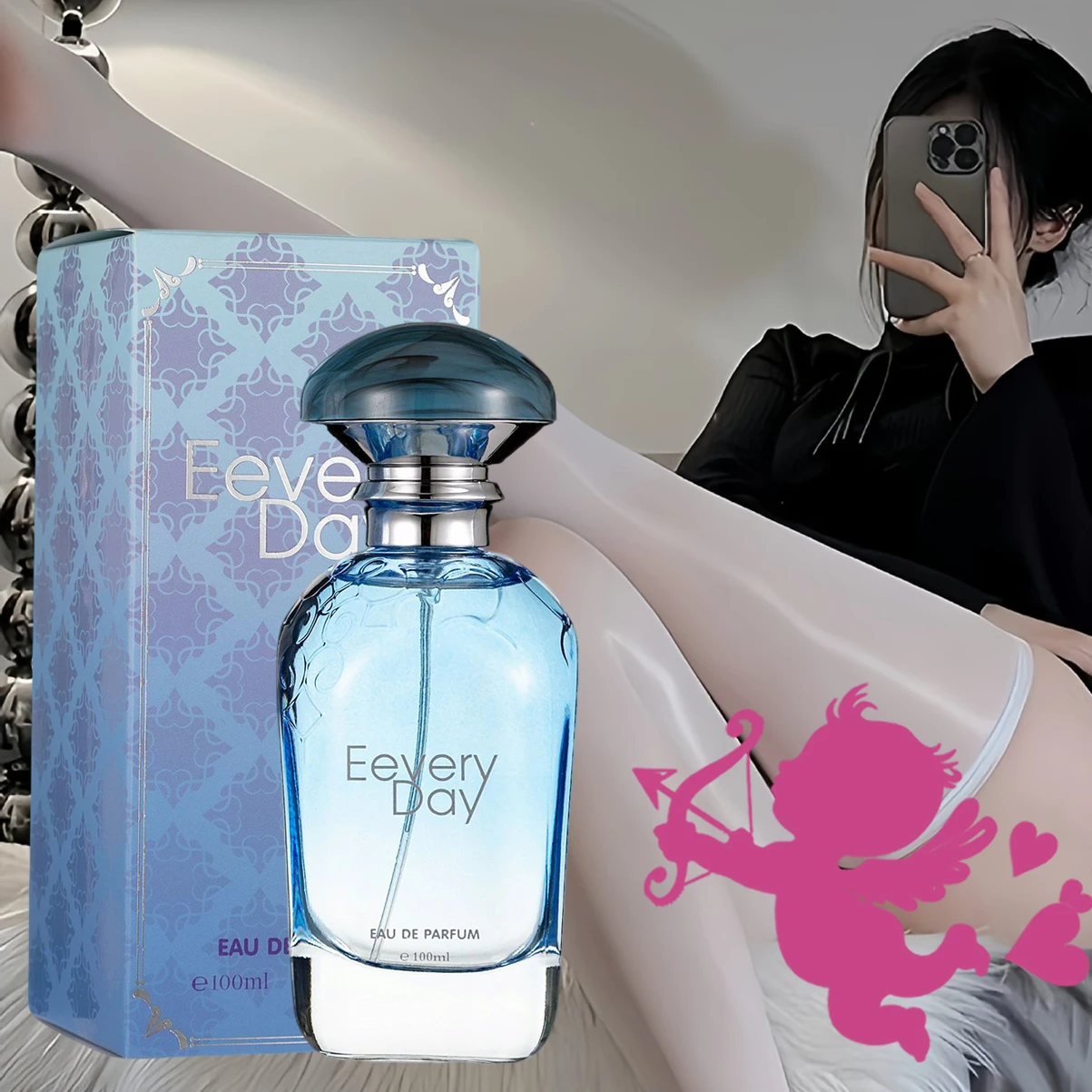 

Парфюмерия Originales de Mujer, 100 мл Духи-спрей с цветочным рисунком, фруктами, янтарем и ванильными ароматами, стойкий аромат