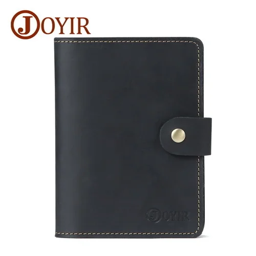 

Genuine Leather Passport Cover Travel Business Card Holder For Men Women Vintage Case Credit ID Holders Bags