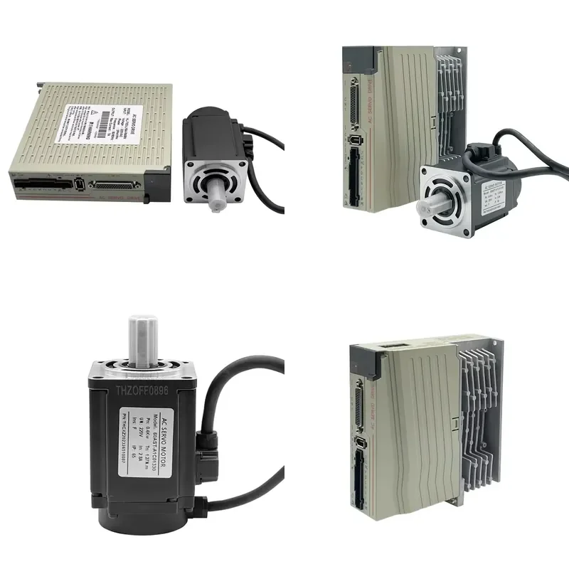 for 17-Position 750W Single Phase 3000RPM 2.4N.m AC Servo Motor and 220V Servo Drive Kit