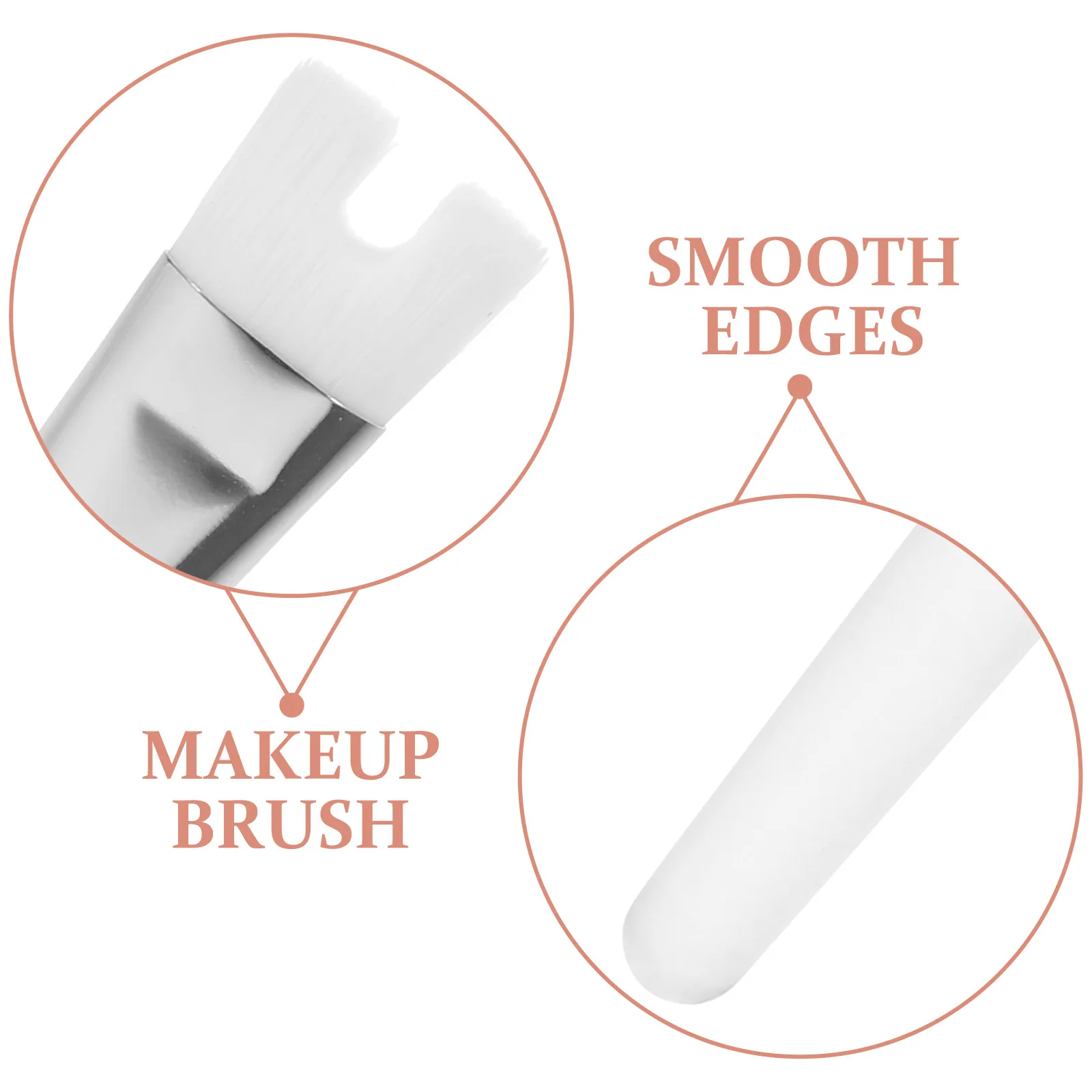

3pcs U Shaped Nose Highlight Shadow Brush Portable Blending Tool for Makeup Aluminum Handle Women Brushes