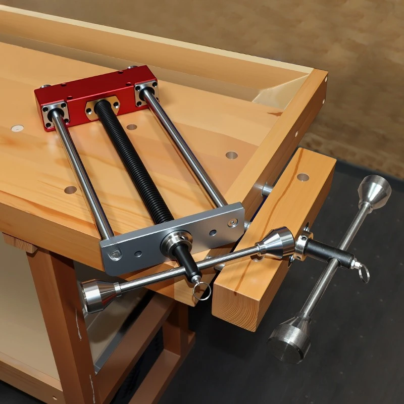 DIY Woodworking Table Inertia Clamp, Precision Heavy Duty Vice, Double Link CNC Clamp