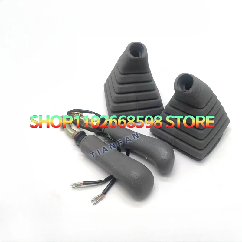 Excavator for Doosan Daewoo DH55 DH60 DH80 DH220 DH225-5 Operating Rod Handle Dust Cover Handle Glue Accessories