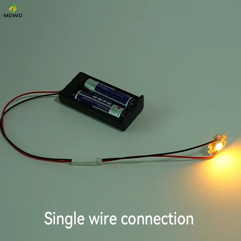 DIY LED Manual Battery Decoration Mini Bulb Bright Building Blocks Set, Creative Hobbies Dolls Architecture Toy