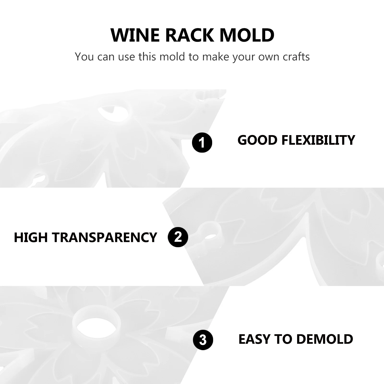 

Silicone Rack Mold DIY Wine Tray Mould Wine Cup Holder Mold Bottle Holder Mold Wine Holder Mold