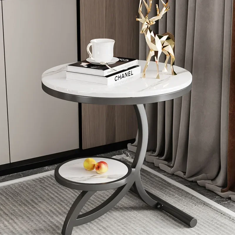 طاولات القهوة المعدنية الدائمة الشمال تصميم الدائمة المدخل طاولة القهوة الصغيرة المدخل الحديث Tavolino Da Salotto أثاث المنزل