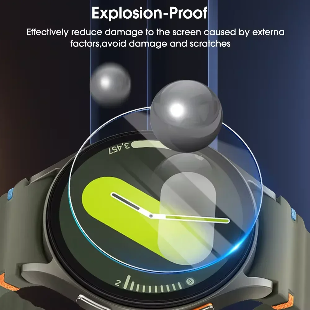 Gehard Glas Film Snel Plakken Voor Samsung Galaxy Horloge 7/6/5/4 40mm 44mm 6/4 Klassieke Beschermende Scherm Film Horloge Ultra 47mm