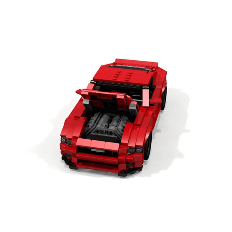 797 قطعة MOC Forded Mustangesd GT كوبيه 1 Miniland نموذج فريق اللبنات تجميع DIY بها بنفسك هدية الكريسماس فكرة إبداعية لعبة أطفال #3