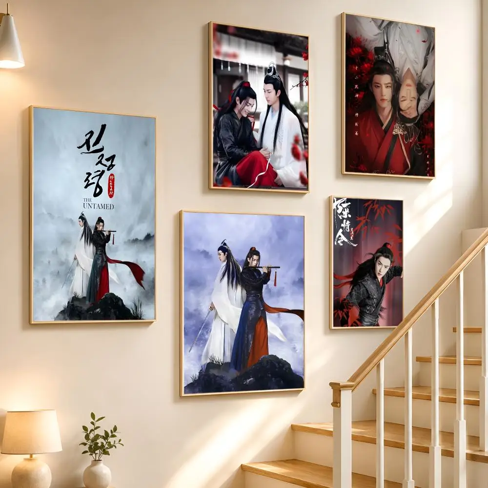 Fantasy Drama The Untamed Poster High-definition waterproof stickers, suitable for home décor,holiday decorations