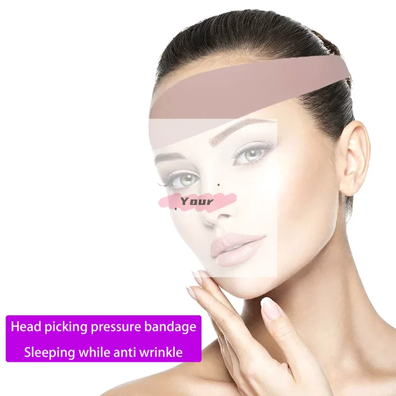 1pc Forehead Lifting Strap, Facial Lift Strap, Forehead Pressure Strap, Facial Compression Strip, Washable And Reusable Day