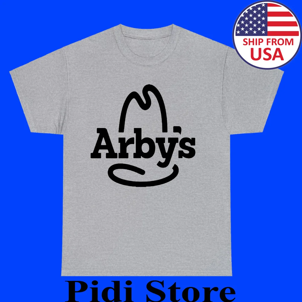 Arby's Sugar Land Texas Restaurant Men's Grey T-Shirt Size S to 3XL