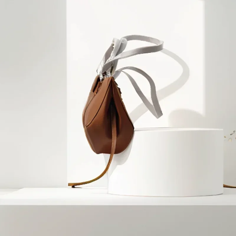 Sac à bandoulière seau Vintage – Fourre-tout classique de grande capacité avec repose-bras، sac à main eleégant et polyvalent