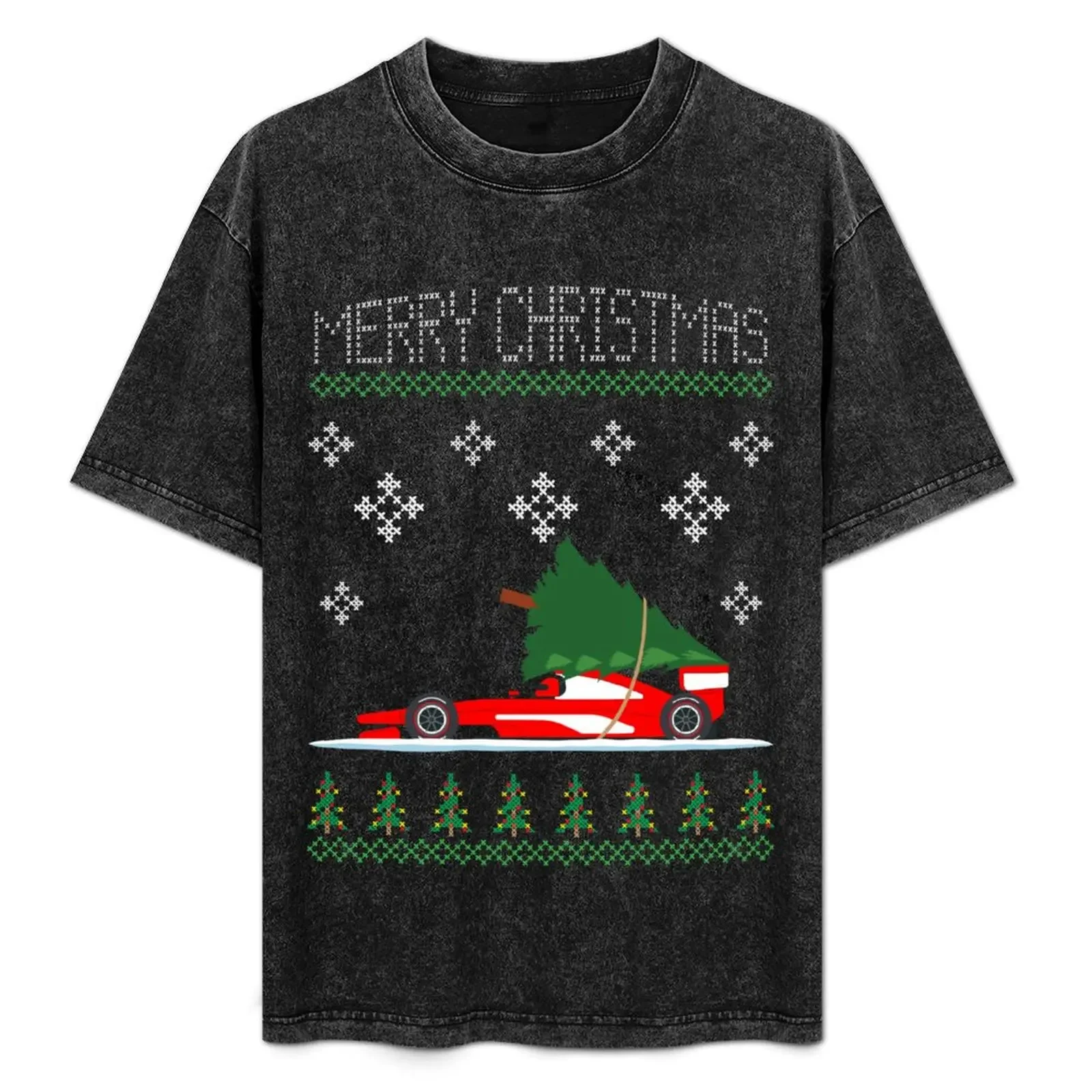 

Red Formula Christmas Car T-Shirt Cool Dry Performance T-Shirt