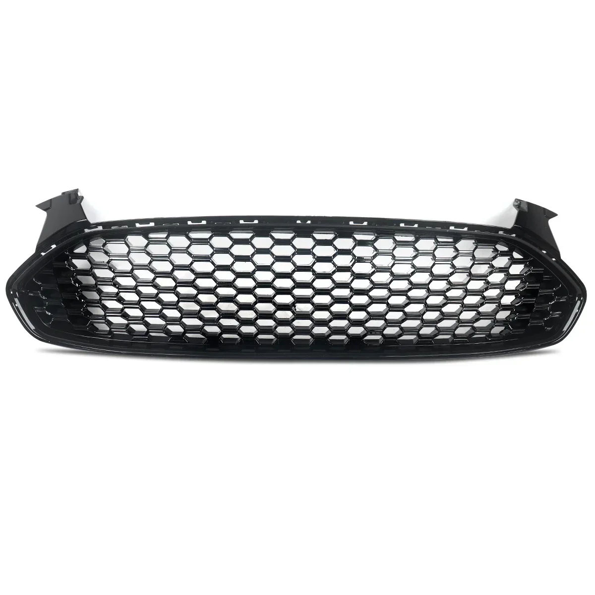 MAGICKIT Front Bumper Upper Honeycomb Mesh Grille As the Pictures Shown All Black Fit For 2013-17 Ford Fusion Car Accessories