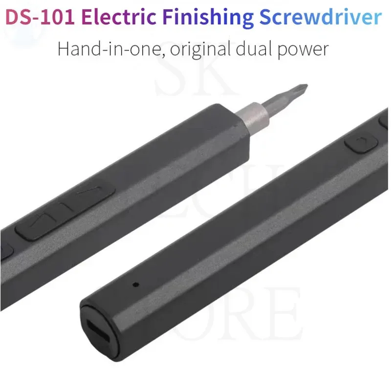 

DS-101 Electric Finishing Screwdriver Set Hand-in-one Original Dual Power Screw Driver Kit Bits Precision Electric Screwdrivers