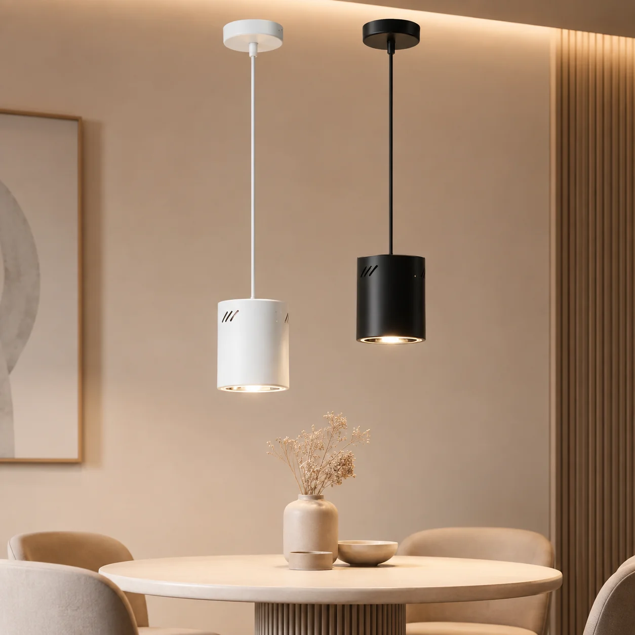 LED Pendant Lights Replaceable E27 Bulb Hang Lamp for Kitchen Dining Room Ceiling Chandelier Bedroom Decor Inoor Light Fixture