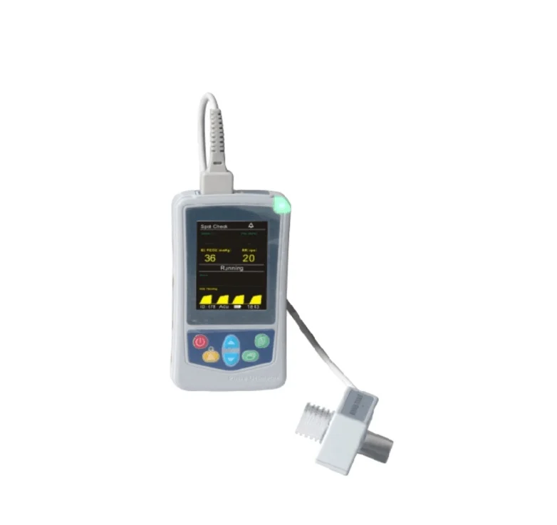 

UTECH UT100C Portable ETCO2 Capnography Monitor with Mainstream and Sidestream CO2 Sensor