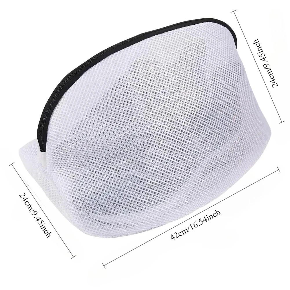 Mesh Shoe Washing Bags with Zipper Laundry Organizer for Sneakers, Running Shoes Socks Breathable Protective Storage for Travel