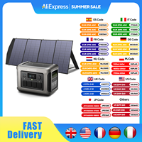 ALLPOWERS R1500 Portable Power Station with 100W/200W Solar Panel 1152Wh LiFePO4 AC Output Solar Generator for Garden Party