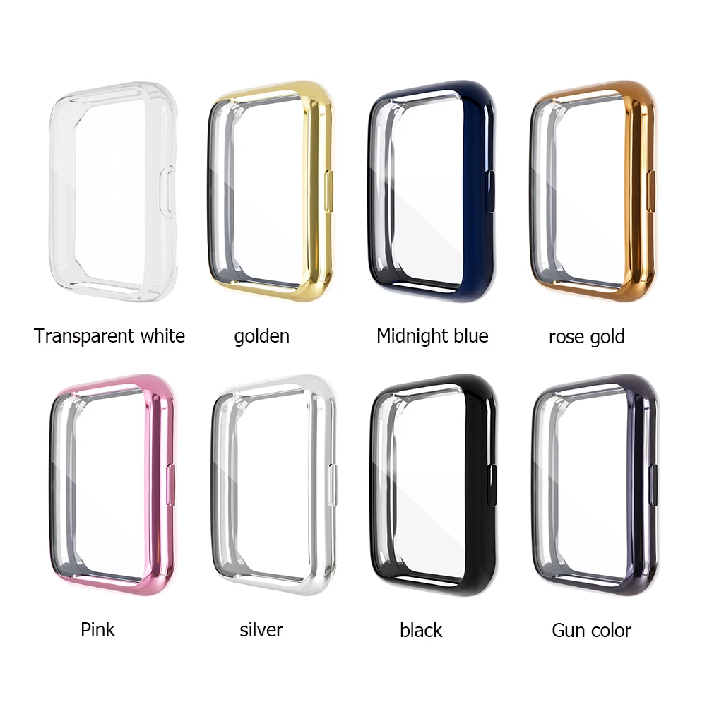 Full Protective TPU Screen Protector Case Cover Shockproof Anti Scratch for Huawei Watch Fit 2 Accessories