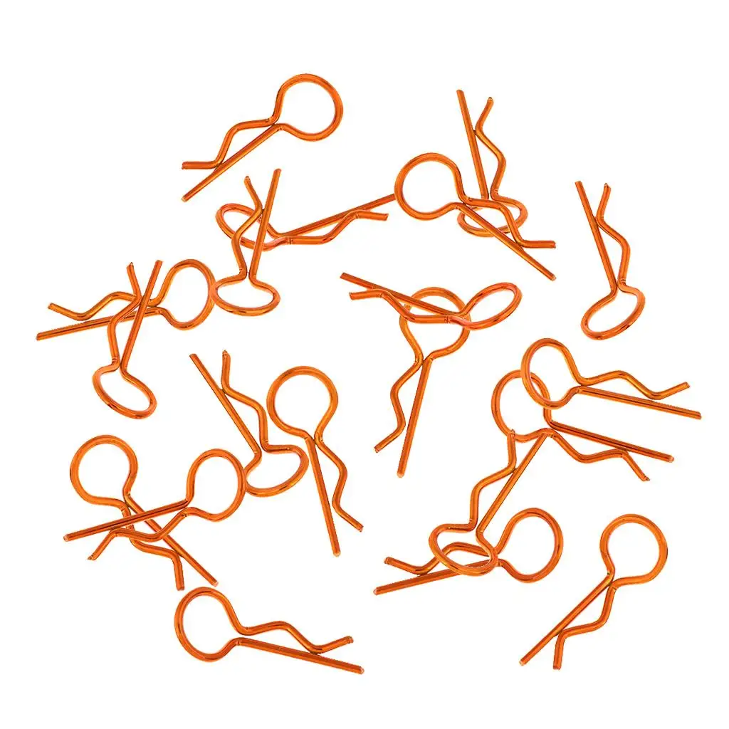 

20/50 шт. Зажимы для кузова из нержавеющей стали для 1/10 1/12 1/8 RC Car R Pin Shell Запчасти для радиоуправляемого автомобиля Аксессуары Зажим для корпуса радиоуправляемого автомобиля