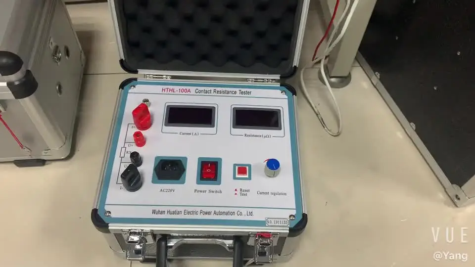 HTHL-100A  High Voltage Micro-ohmmeter Transformer Circuit Breaker  Loop Contact Resistance Tester