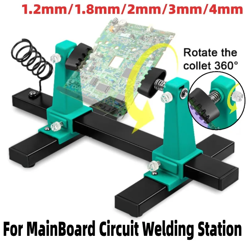 360° Rotating Circuit Board Welding Station Repairing Disassembly Fixture Clamp MainBoard Circuit Board Maintenance Holder Tools