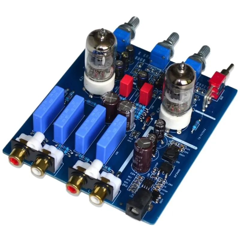 

Электронная лампа Fever HIFI 6J1 для предусилителя с регулировкой высоких и низких частот, аудиоусилитель-предусилитель