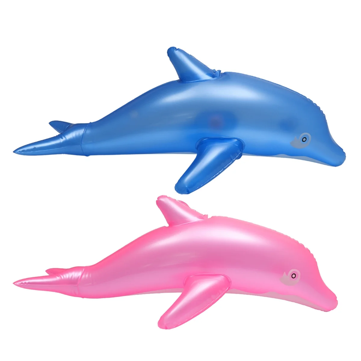 

X55A-2PCS Inflatable Dolphin Beach Swimming Pool Game Toy Float Inflatable Swimming Pool