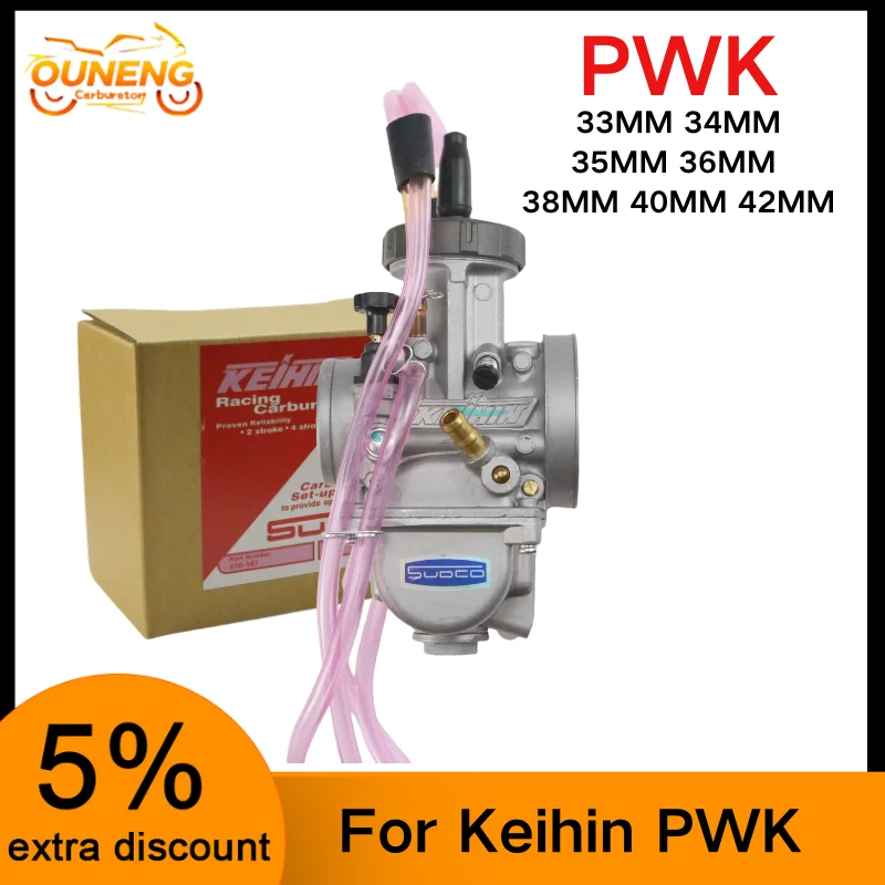 

Motorcycle Carburetor For Keihin PWK 33 34 35 36 38 40 42mm KTM 380 EXC 12 LT USA 1998 ATV 2T 4T Engine 250CC 300CC 350CC 400CC