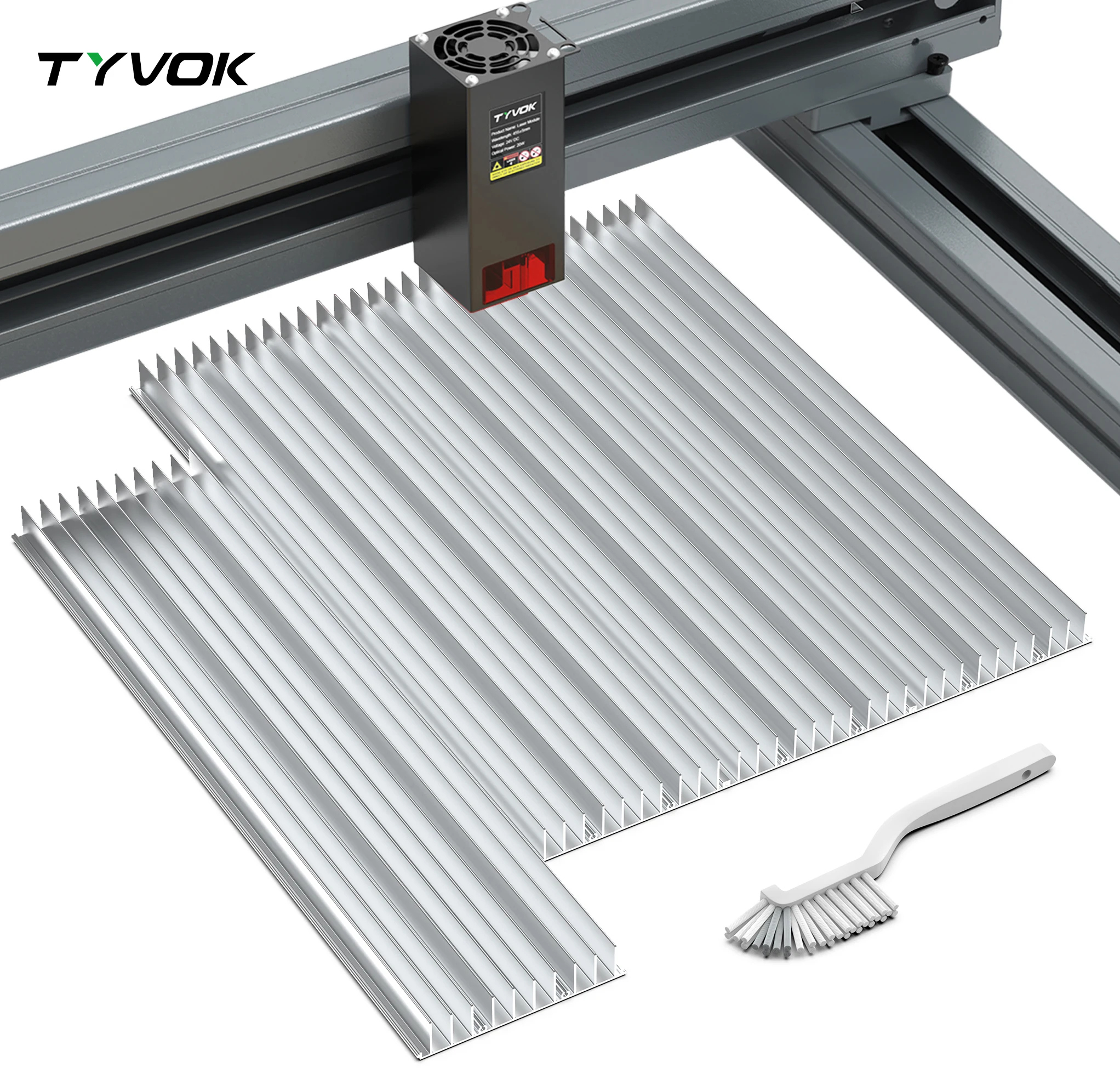 タイボックレーザーハニカムベッドCO₂ダイオードレーザーフレキシブルハニカムワークプレートCNCレーザーハニカムパネル400x400/200x200mmワークテーブル