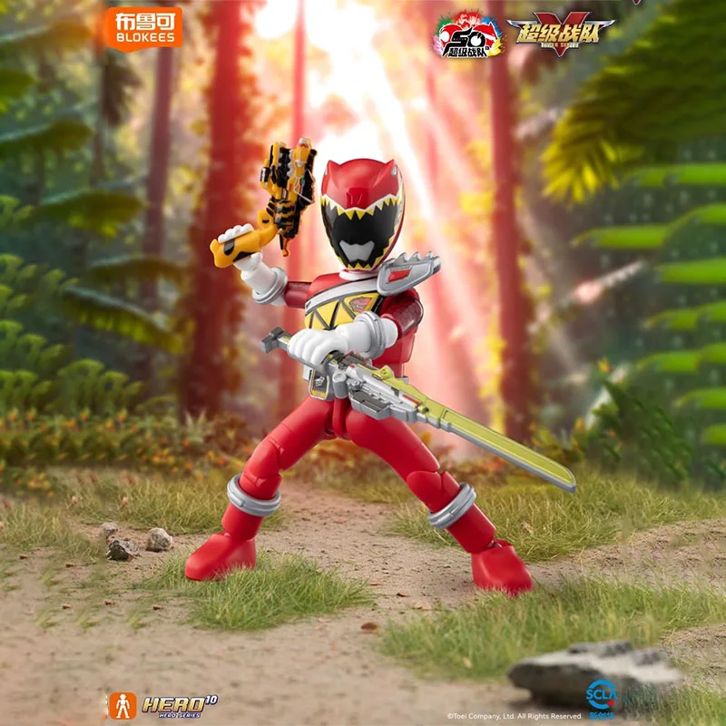 Blokees Super Sentai Stars Edition Vol.2 – Brave Dragon Red & Beetle King Figurenset, japanischer Tokusatsu-Modellbausatz, Geschenk