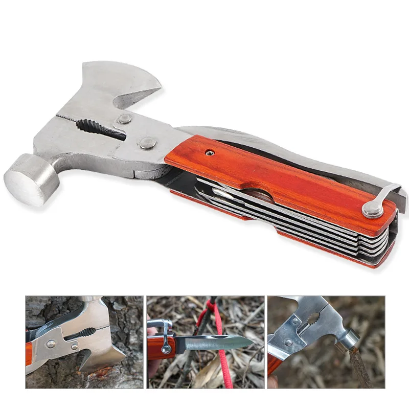 Outdoor Multifunctional Axe Portable Vehicle Tools Camping TeCergency Folding Tool Dropshipping