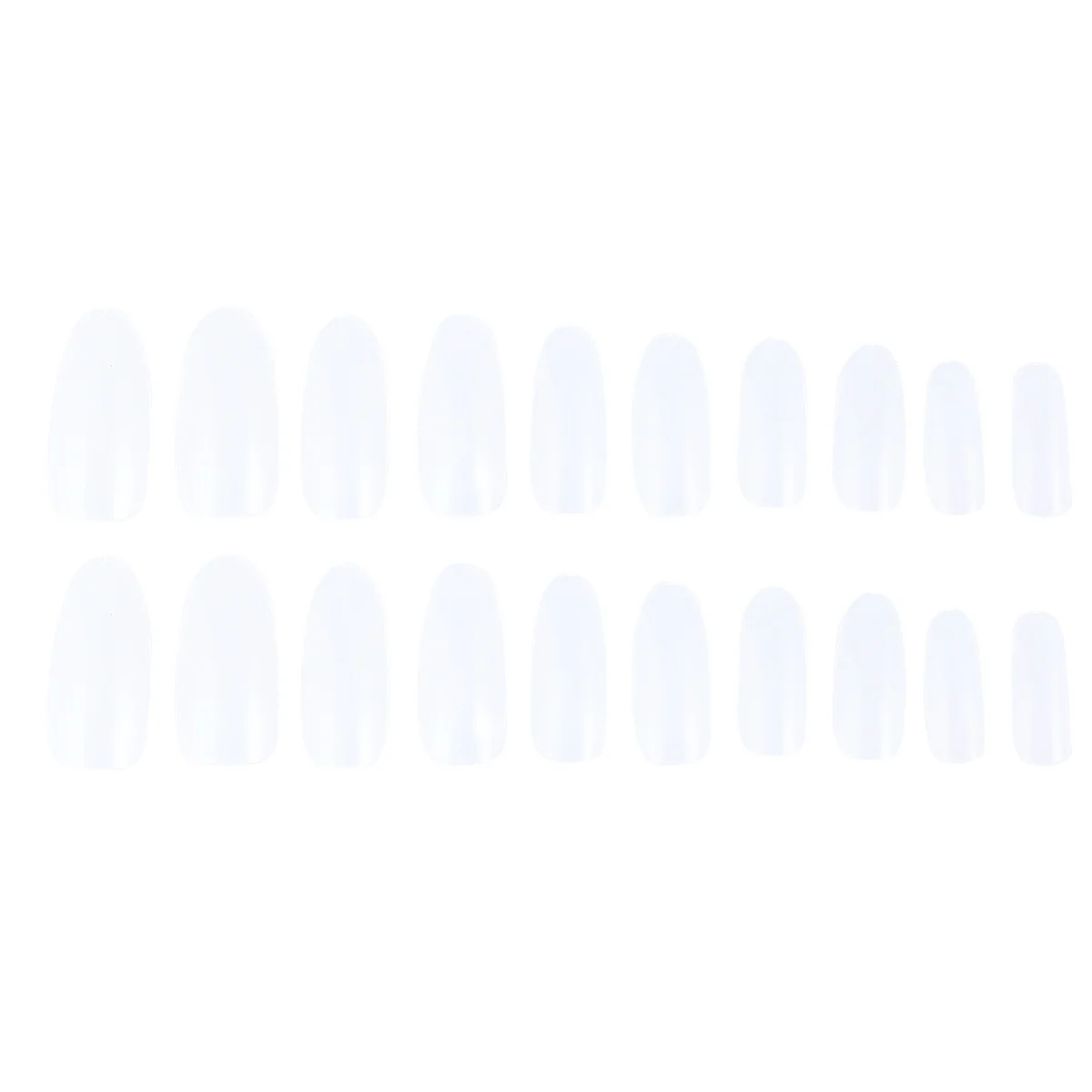 

500Pcs Short Oval False Nails Full Cover Transparent Artificial Tips for DIY Nail Art Manicure Fashion Accessory