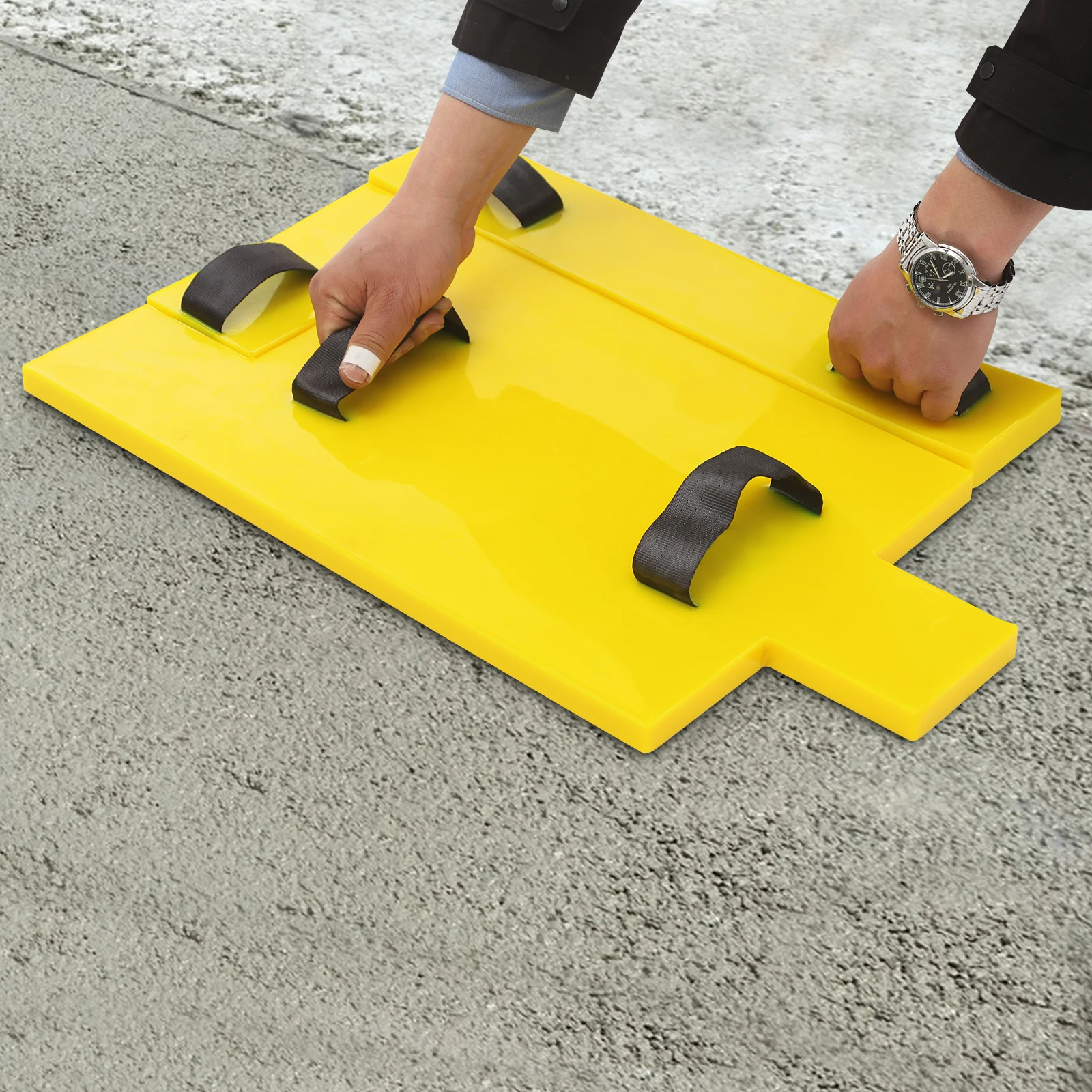 Tapete de textura de concreto Molde de concreto quadrado retangular irregular Molde de textura de cimento