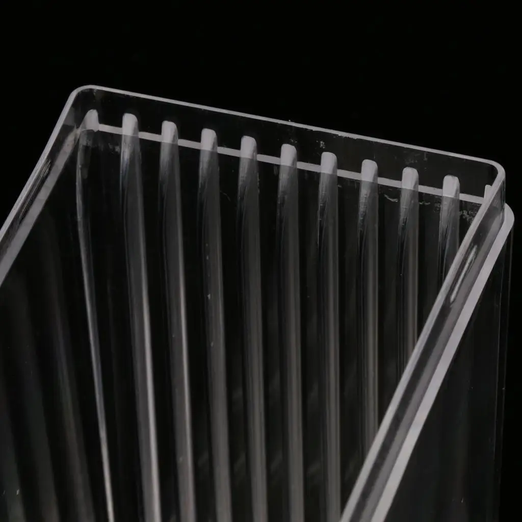 Recipiente quadrado do suporte do organizador do filtro e resistente a riscos