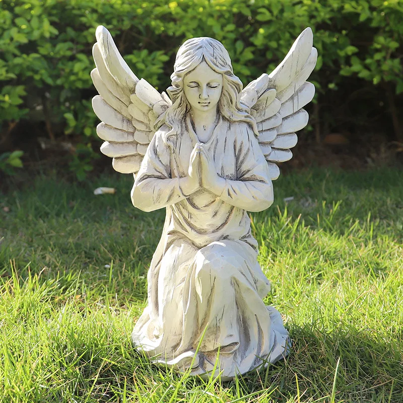 

New Home Decoration Ornaments Religious Angel Nordic Resin Crafts Gifts Resin Embellishments Home Decor Decorations for Home