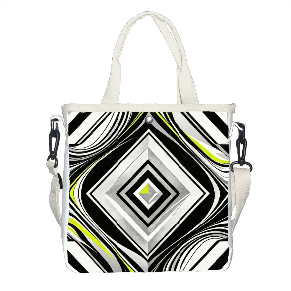 1pc Classic Vintage Lace Floral Tote, Adjustable Strap Romantic Girly Handbag