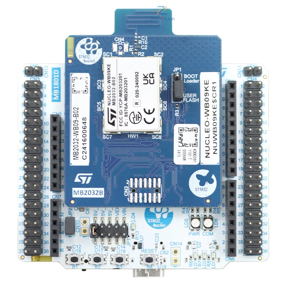 For NUCLEO-WB09KE STM32WB09KE Cortex M0+ BLE 5.4 Wireless MCU Nucleo 64 Development Board