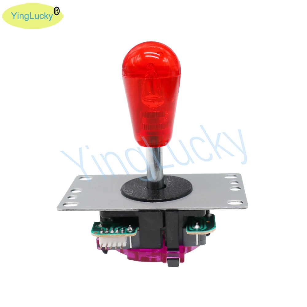 New Arcade Crystal Joystick 5pin 4/8 Way with Sanwa Crystal Ball Head Stick Gaming Controller Joystick Gate for Arcade Machines