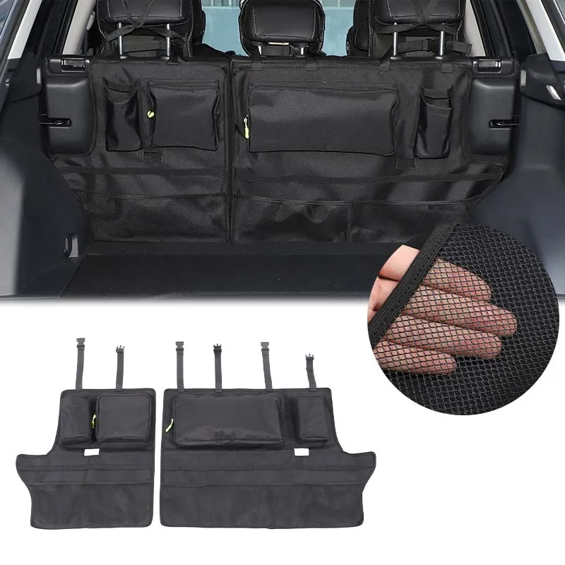 

For Toyota RAV4 2020-2024 cloth black car rear seat back hanging bag storage bag car interior modification accessories