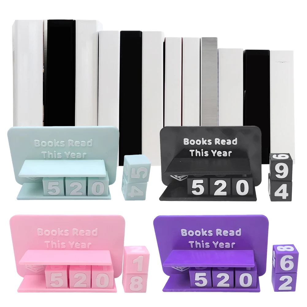Books Read This Year Counting Ornaments Wear Resist Book Read Tracker Small Book Counter for Teachers Writers Library Lovers