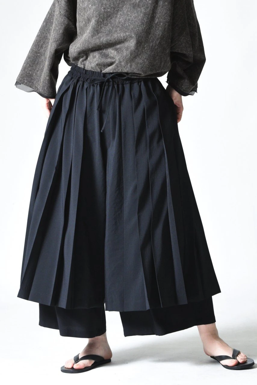 27-46 New 2024 Men Women Clothing Yoshi Yamamoto Style Super Loose Pleated Skirt Pants Trousers Lovers Plus Size Costumes