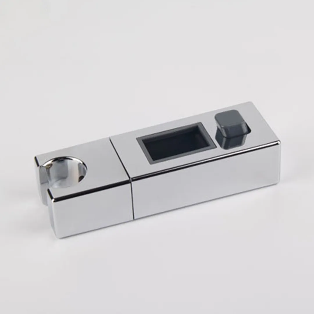 1PC regolabile cromato bagno soffione doccia supporto Riser Rail staffa Slider